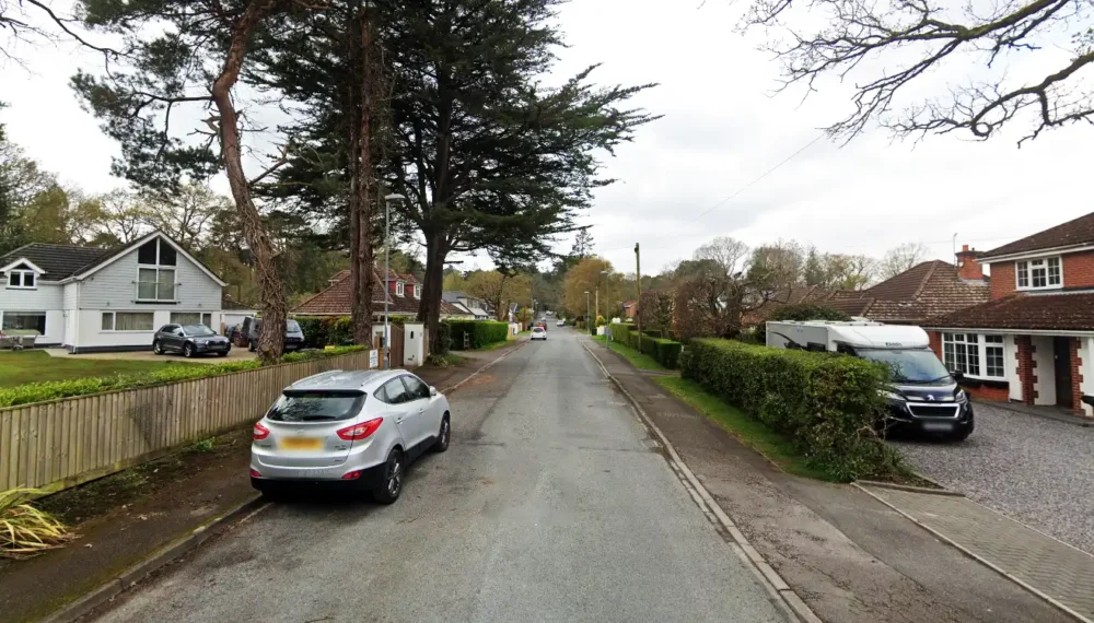 Burglars gained entry to a property in Beaufoys Avenue, Ferndown. Picture: Google