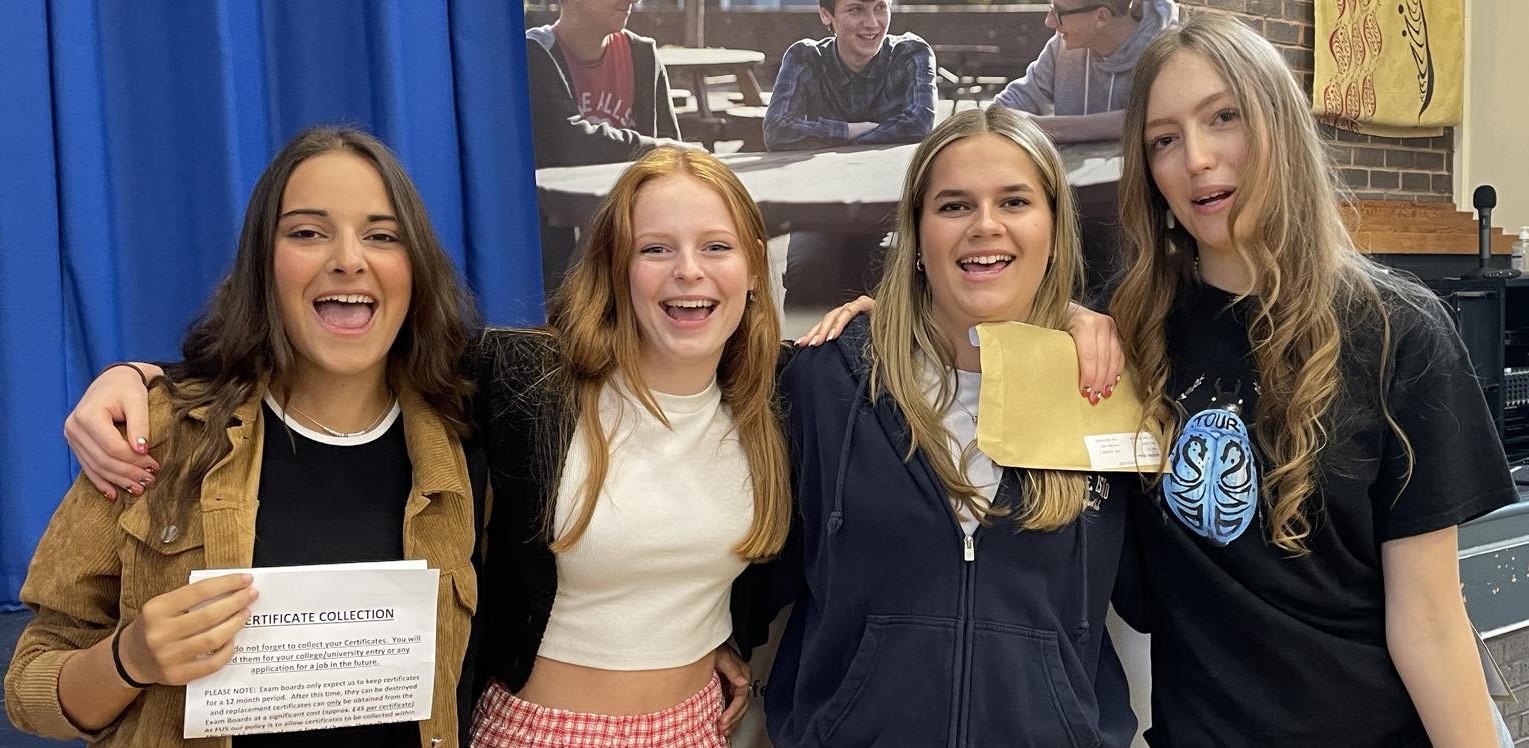 Daria Rampelt,  Liv Robins,  Grace Wentworth  and Katy Lloyd-Burrell Picture Ferndown Upper School 