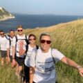 Some of McCarthy Stones team walking the Jurassic coastline to raise money for charity Picture: McCarthy Stone