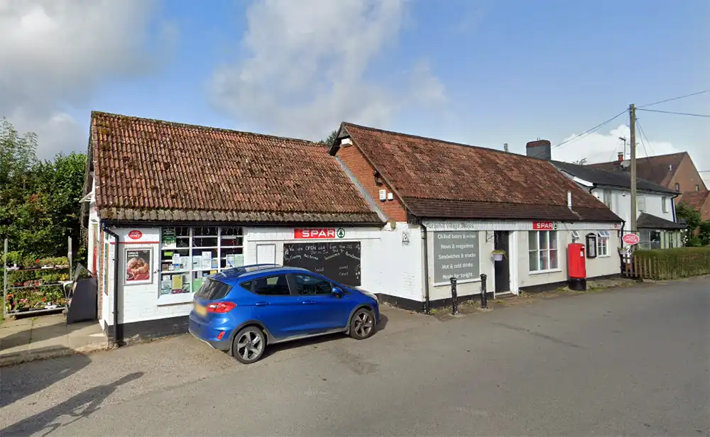 A man armed with a knife tried to rob Furzehill Post Office. Picture: Google