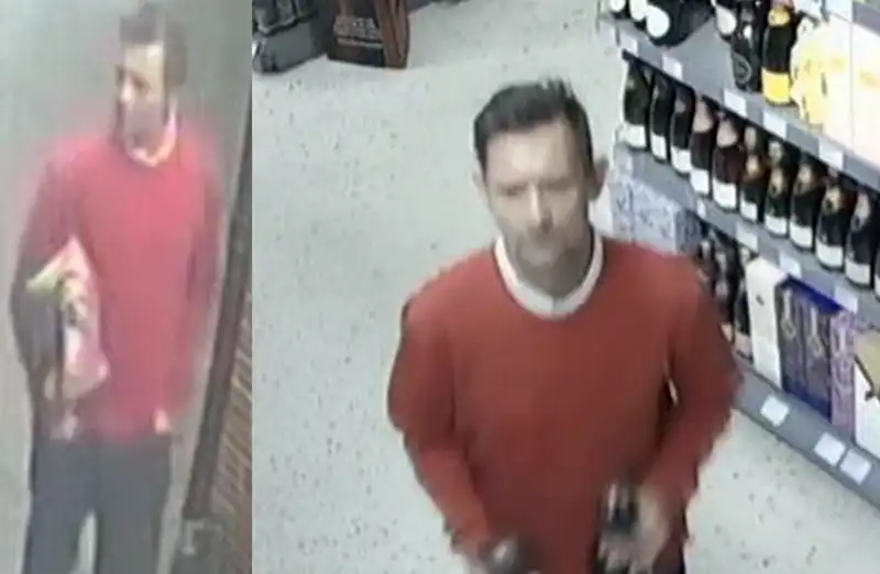 Police are keen to trace this person after Champagne was stolen in Ringwood. Picture: Hampshire Police