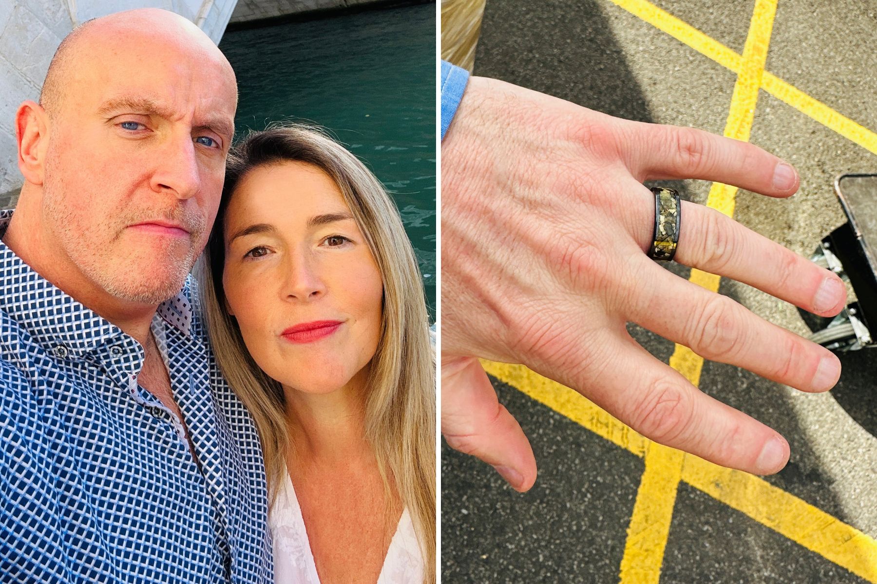 Dave and Melanie were distraught to find the ring had gone missing - but it is now back where it belongs!