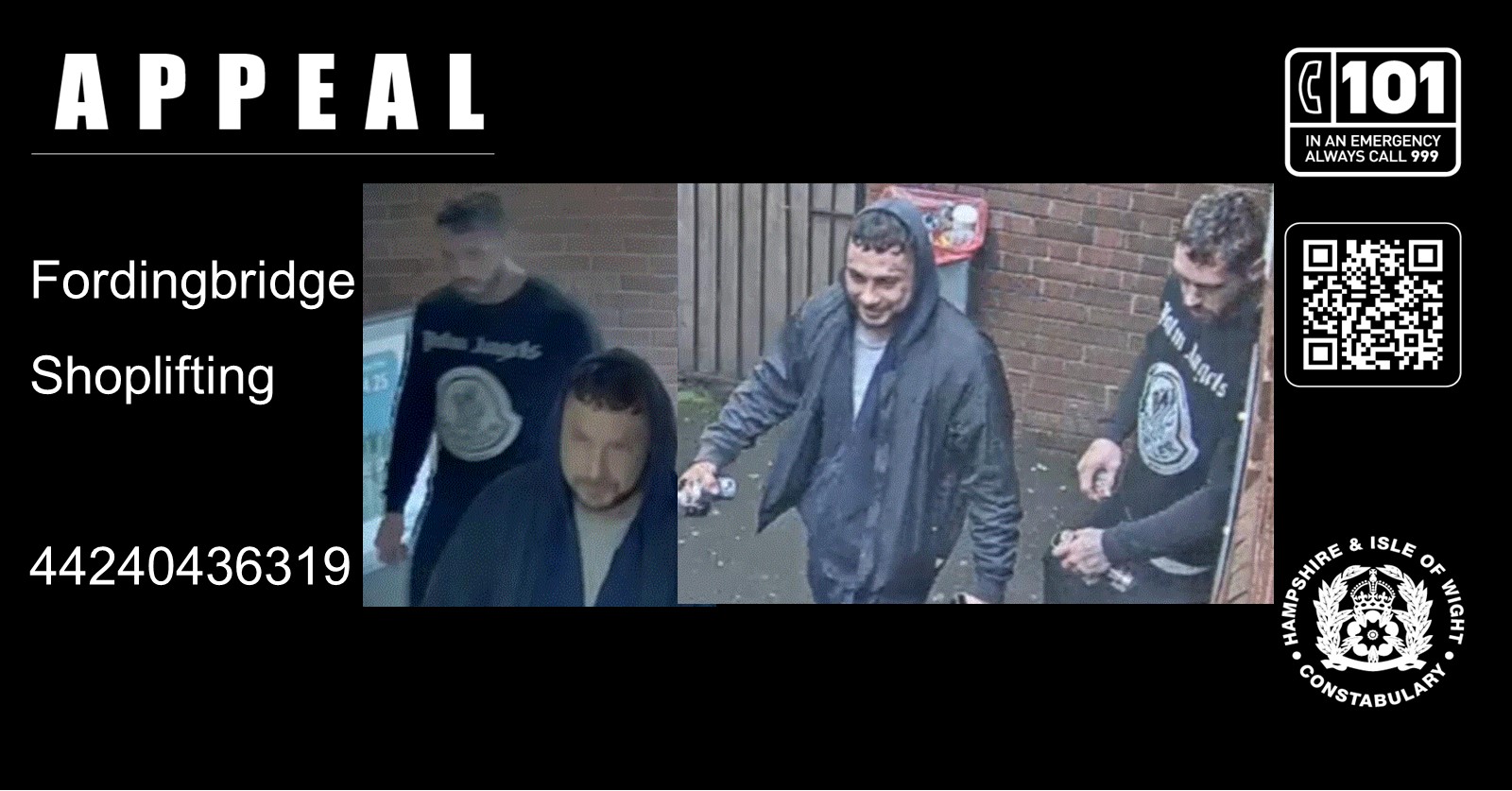 Police are keen to trace these people after an incident at Fordingbridge Co-op. Picture: Hampshire Police
