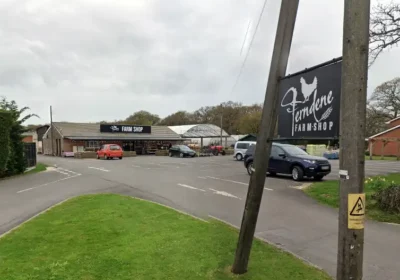 The charge comes after a theft from Ferndene Farm Shop, in New Milton. Picture: Google