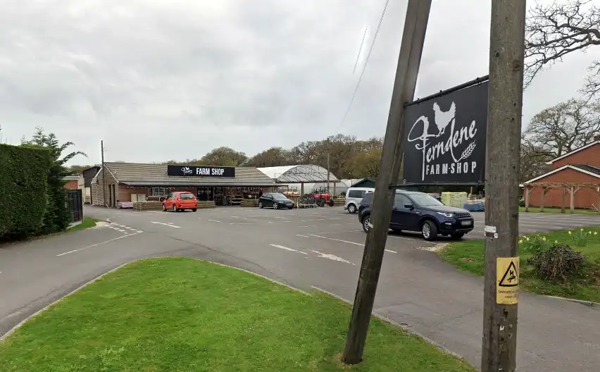 The charge comes after a theft from Ferndene Farm Shop, in New Milton. Picture: Google