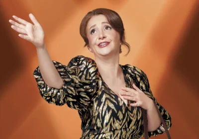 Lucy Porter is heading for New Milton on Friday