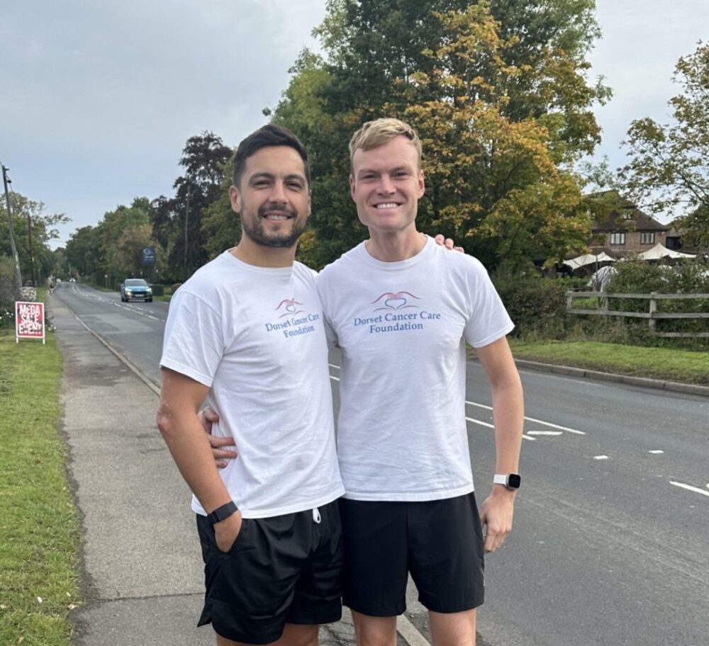 Friends Chris Bryer-Ash and Chris Helberg are in training for their quest to run seven marathons in seven consecutive days