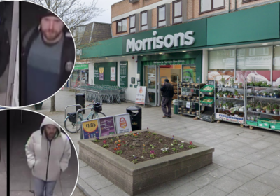 Police want to identify these four men Picture: Hampshire and Isle of White Constabulary 