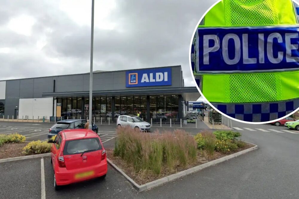The alleged assault occurred at Aldi in Christchurch. Picture: Google