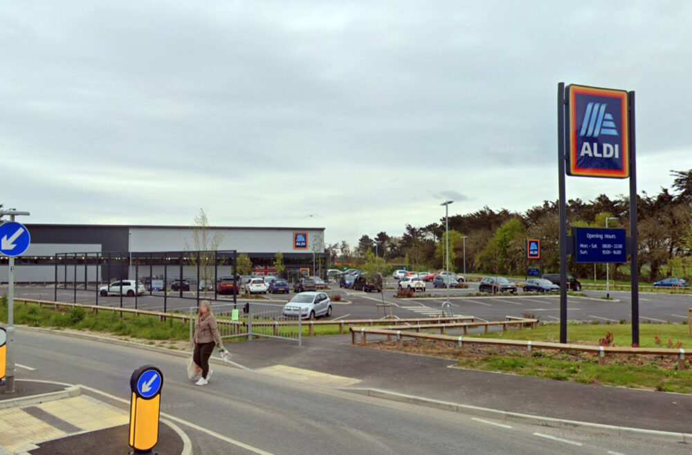 Aldi in New Milton is among locations Cullen allegedly stole from. Picture: Google