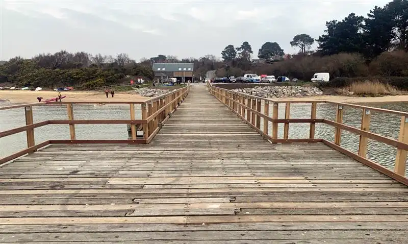 The restored pier at Hamworthy Park in Poole. Picture: BCP Council