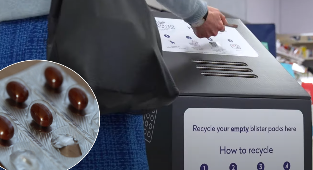 Recycling blister packs has been made that bit easier Picture: Boots
