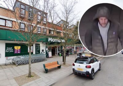 Police are keen to trace this person after an incident in New Milton. Pictures: Hampshire Police/Google