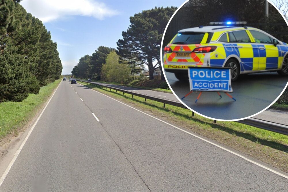 The man was found on the A35 Christchurch Bypass. Picture: Google