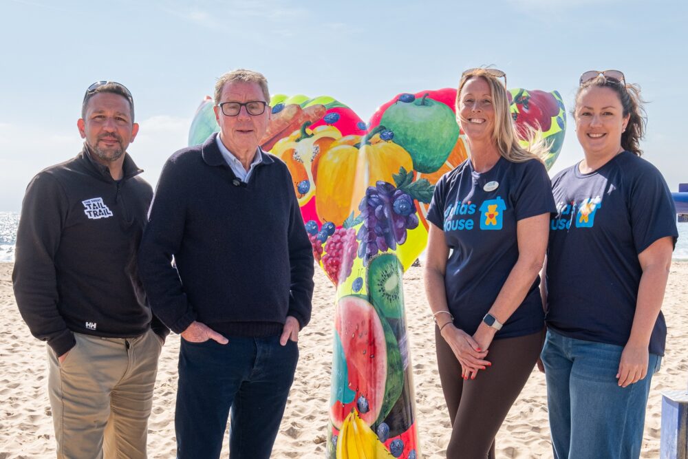 L to R Mike Bartlett, CEO of Julia's House with Harry Redknapp, Caroline Attreed and Sarah Gwynne Picture: Baily Moore Photography