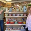 Present Company’s new owner Daniel Lee with shop manager Angela Hudson Picture: Present Company