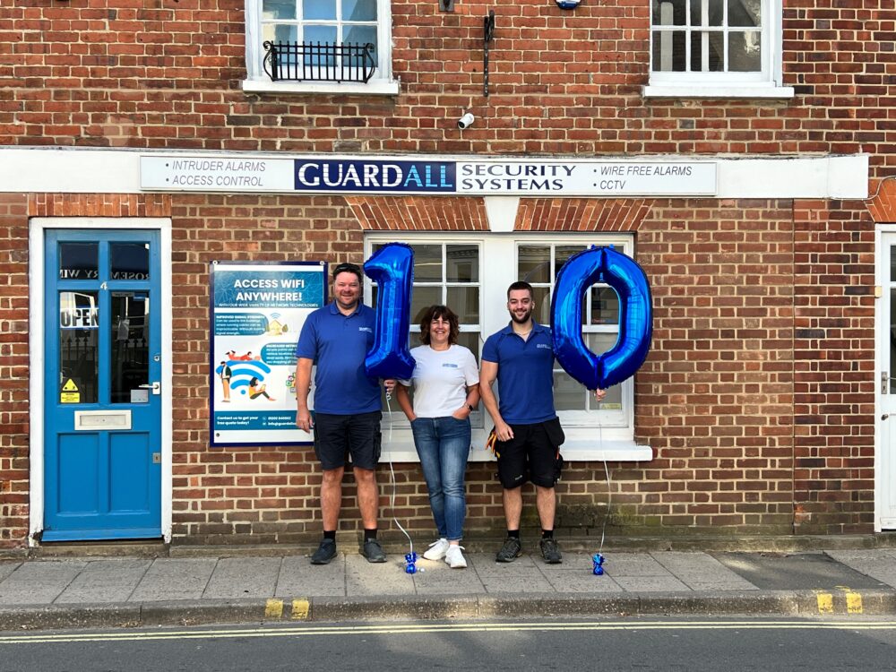 The Guardall family: David, Sally and Will Vowles Picture: Guardall