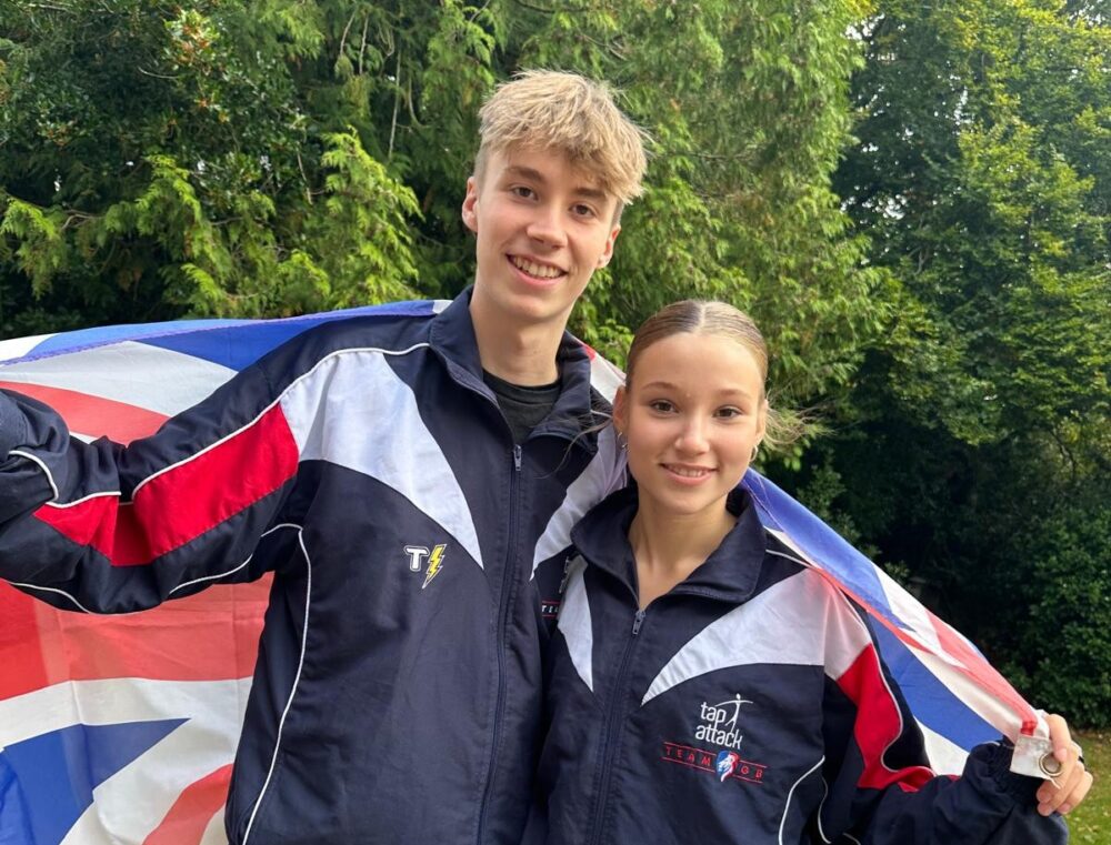 Jude and Nell Feltham winners of the Young Achiever of the Year Award 2025 Picture: Wimborne Rotary