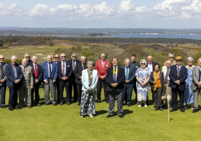 Current members of Wimborne Rotary with (front left) Sue Young, President of Wimborne Rotary and (front right), Brian Dryden, Vice-President. Picture: Corin Messer