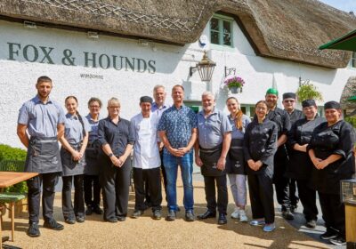 The team at the Fox & Hounds Picture: Fox & Hounds