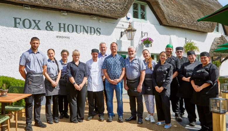 The team at the Fox & Hounds Picture: Fox & Hounds