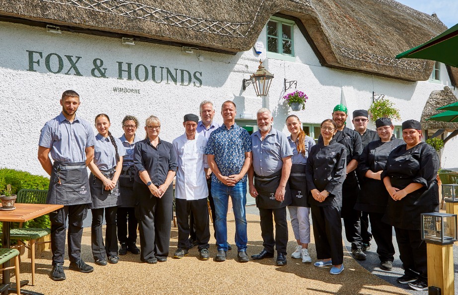 The team at the Fox & Hounds Picture: Fox & Hounds