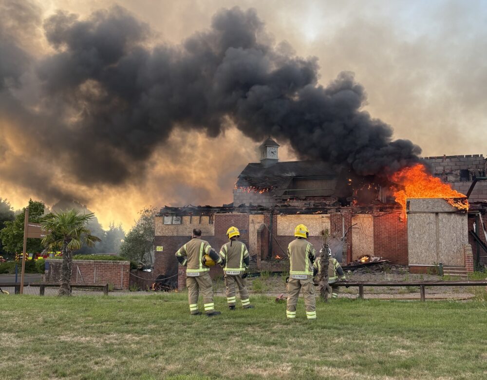 Police believe the fire was started deliberately Picture: Dorset Police