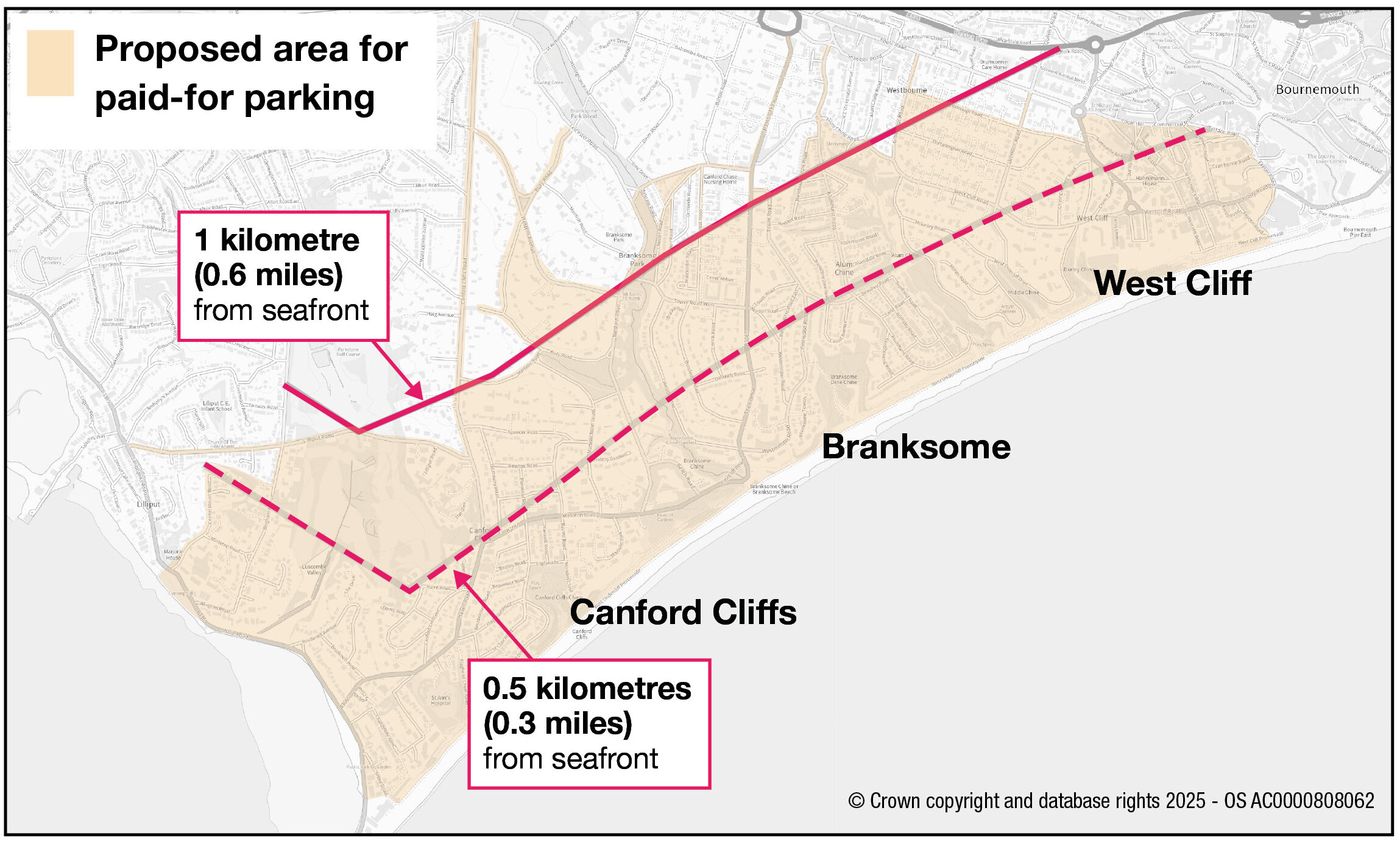 The two options for Poole Picture: BCP Council