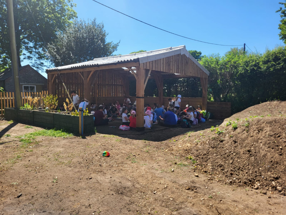 The classroom was built over eight days Picture: Friends of Western Downland