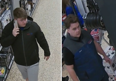Police want to identify these two people Picture Dorset Police