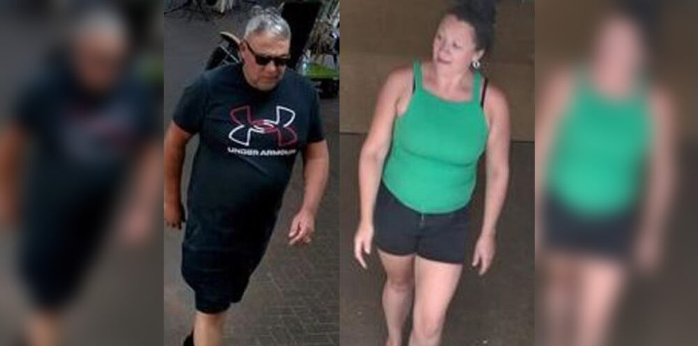 Police are trying to identify the two people Picture: New Forest Police