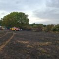 Crews battled the fire for three hours Picture: Hampshire & Isle of Wight Fire and Rescue Service