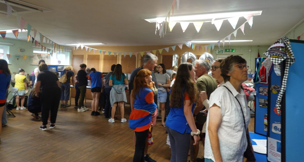 Guests were invited to join in with the festivities Picture: Colehill Guides