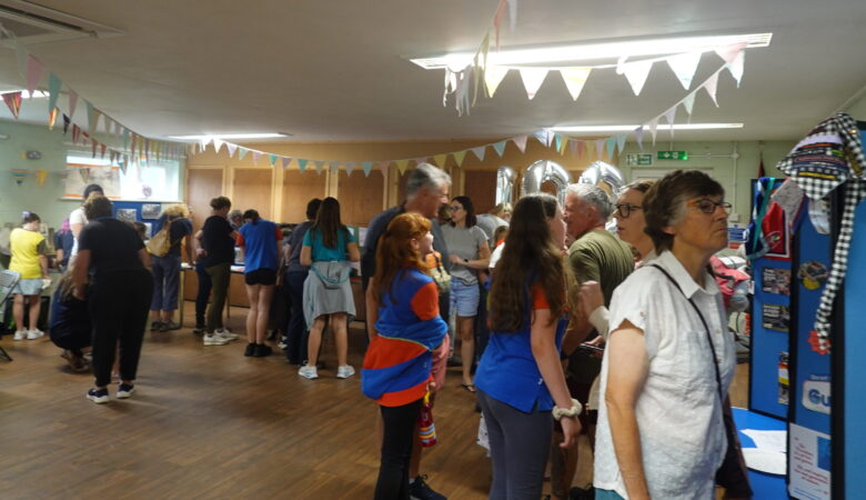 Guests were invited to join in with the festivities Picture: Colehill Guides