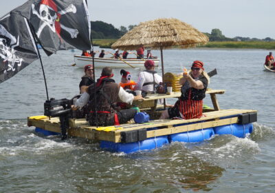 Pageant attendees embracing the spirit of the day Picture: Christchurch Rotary