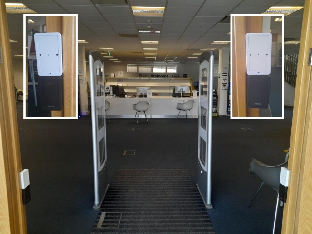 Sensors have already been installed at Dorchester Library Picture: Dorset Council