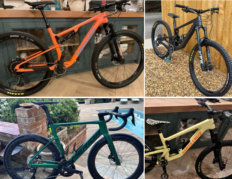 Some of the bikes that were reported as stolen Picture: New Forest Police
