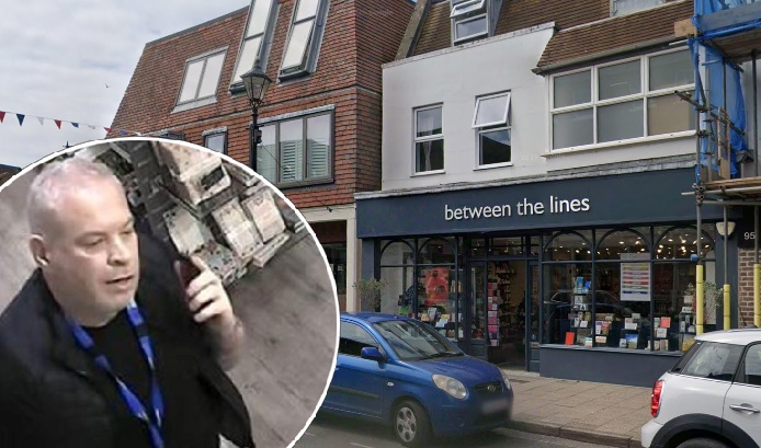 Police are keen to speak to the man pictured Pictures: Google/New Forest Police