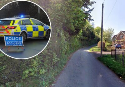 The crash happened at Parsonage Hill, Gussage St Michael. Picture: Google