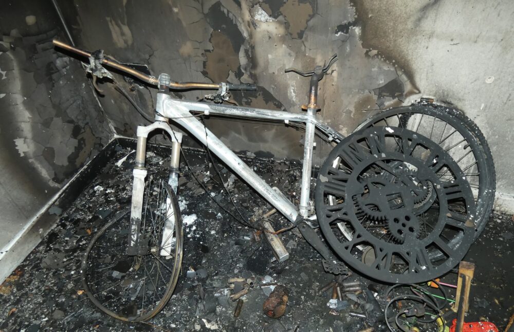 At least 10 fire-related fatalities involving e-bikes in the UK were recorded in just one year Picture: DWFR