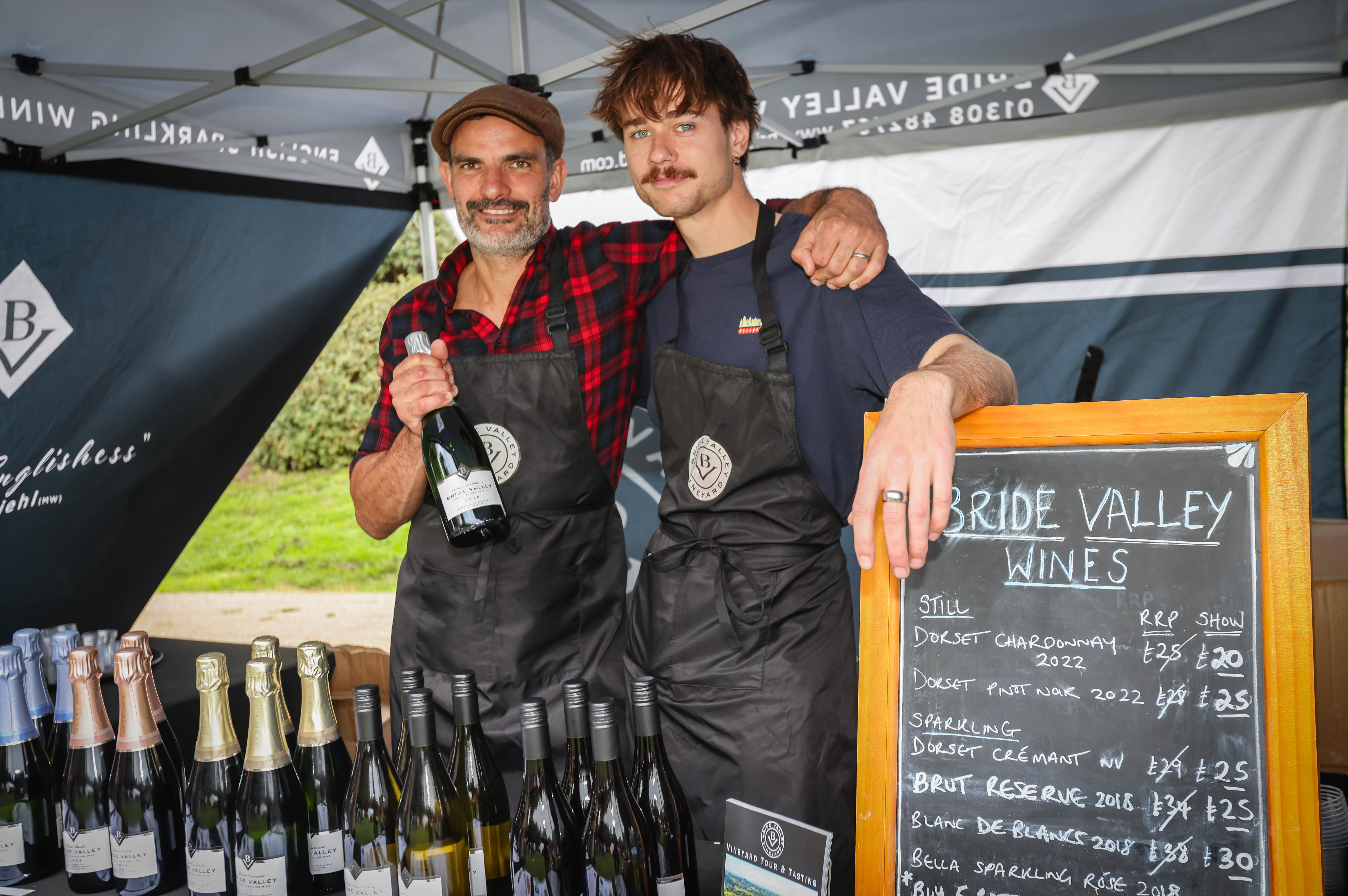 Dorset vineyard Bride Valley Wines attended the festival this year Picture: Wimborne BID