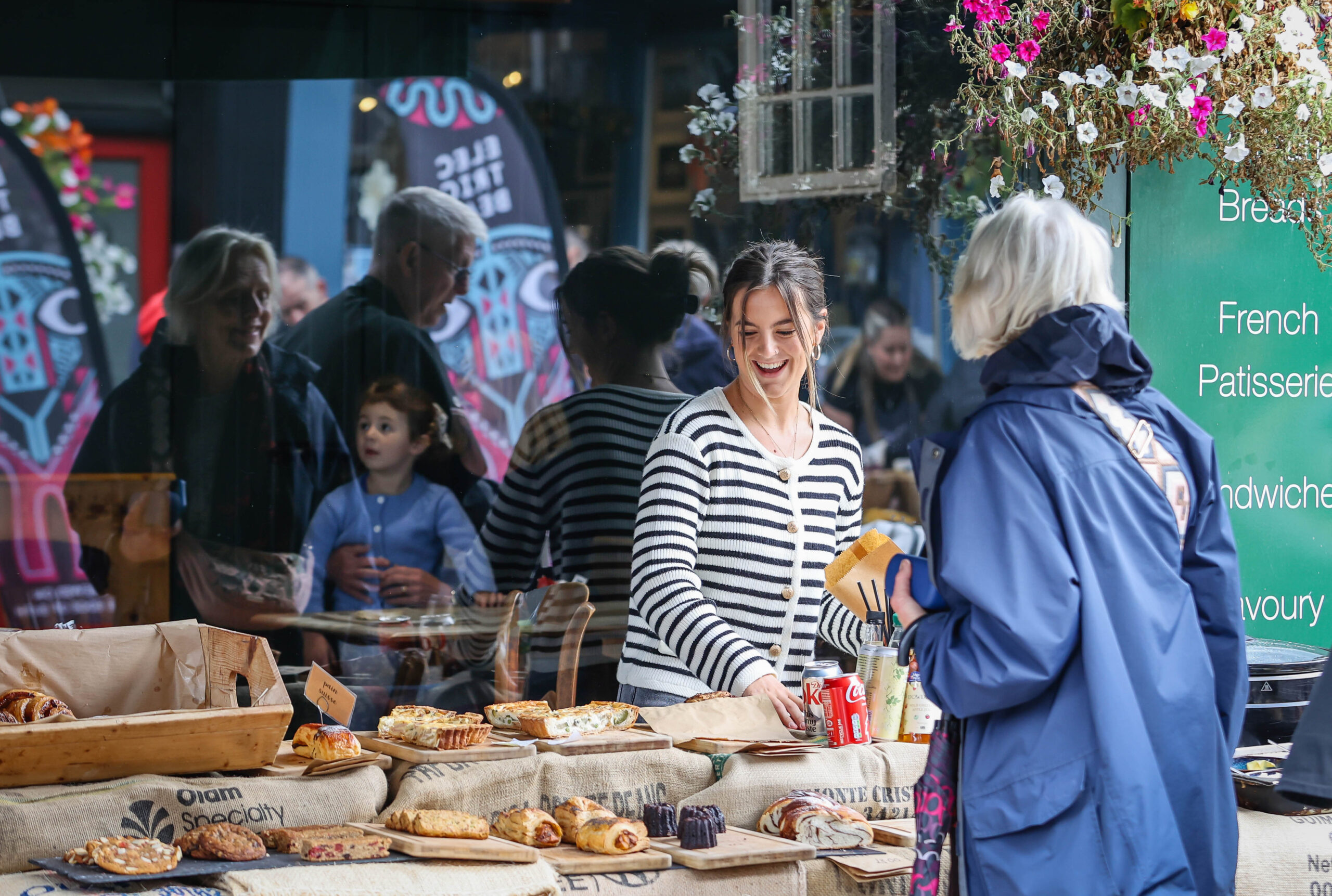 Le Petit Prince pop up stall outside its premises in Wimborne tempted food fans Picture: Wimborne BID