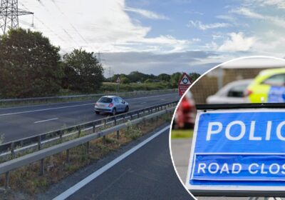 The road is expected to return to normal later this afternoon Picture: Google