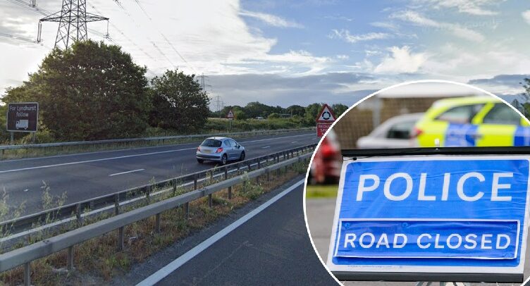 The road is expected to return to normal later this afternoon Picture: Google