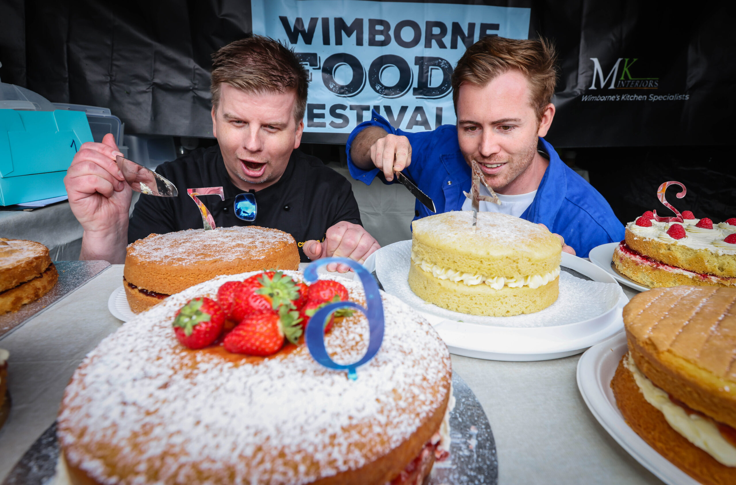 Victoria sponge baking competition Picture: Wimborne BID