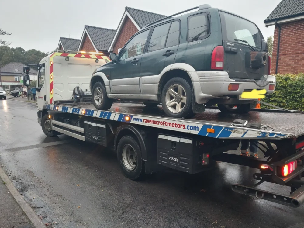 Police have also invited a man in for questioning following the 4x4 being seized Picture: New Forest Police