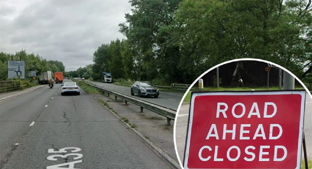 The road will see phased closures for the next three weeks Picture Google