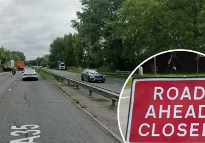 The road will see phased closures for the next three weeks Picture Google