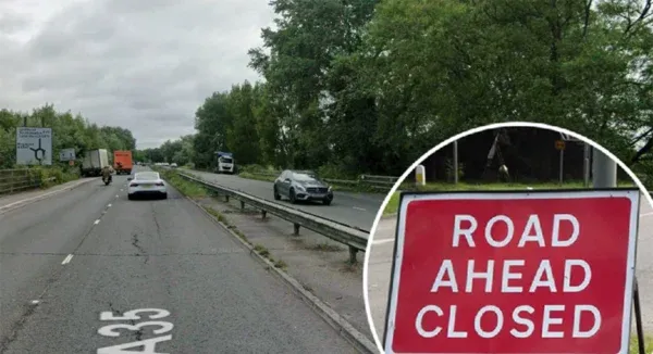 The roadworks are reportedly causing traffic chaos Picture: Google