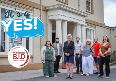Wimborne BID board of directors YES success in ballot Picture: Wimborne BID